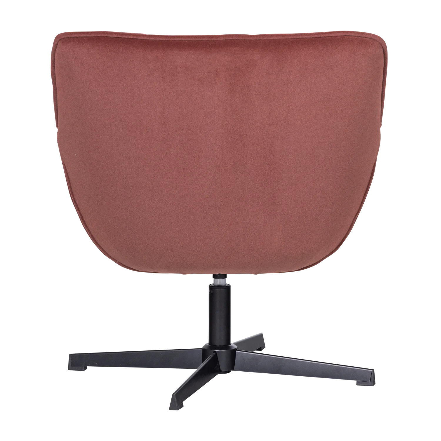 Drehsessel WIBO drehbar Velvet Samt braun rot Sessel
