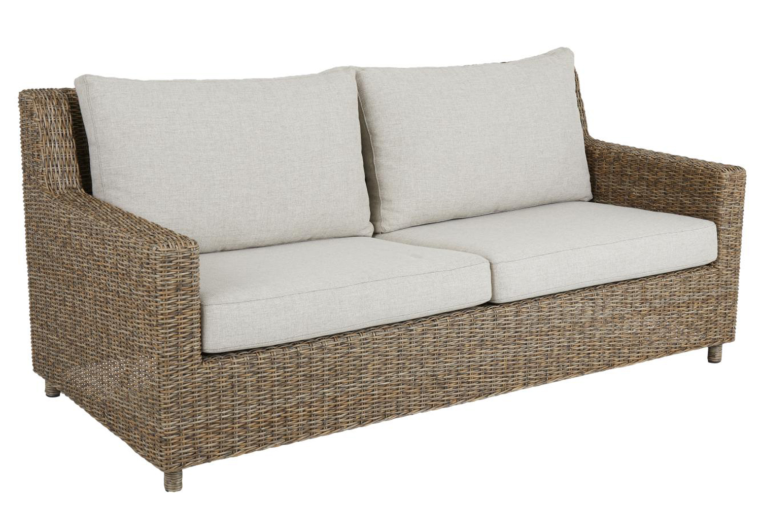 Exclusive Garten Loungegruppe Sandkorn Polyrattan