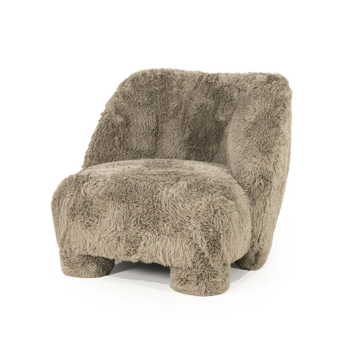 Sessel Samson Teddystoff taupe Relaxsessel Fernsehsessel