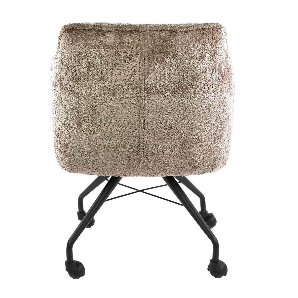 2er Set Armlehnstuhl Fino auf Rollen Savelle sandfarben