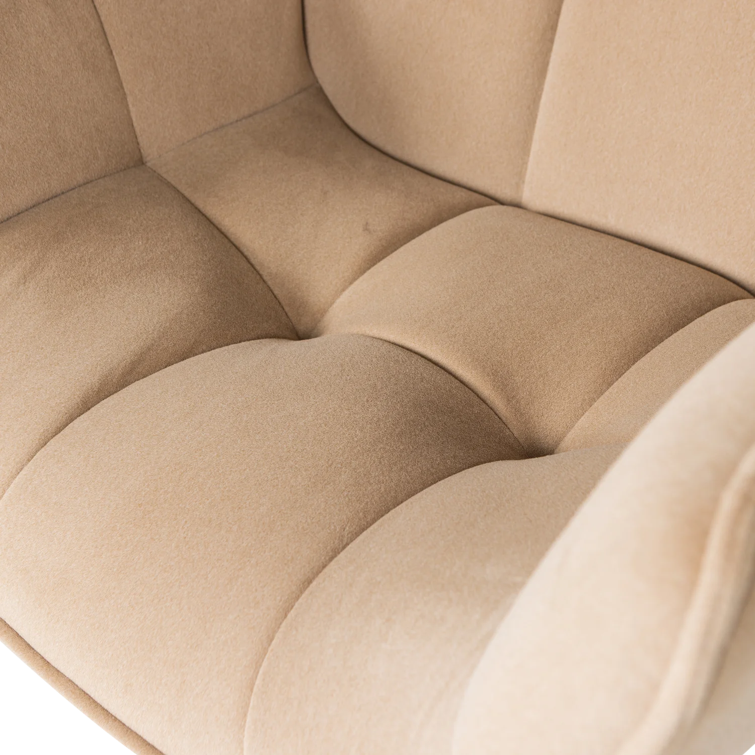 Drehsessel WIBO drehbar Velvet Samt natur Sessel