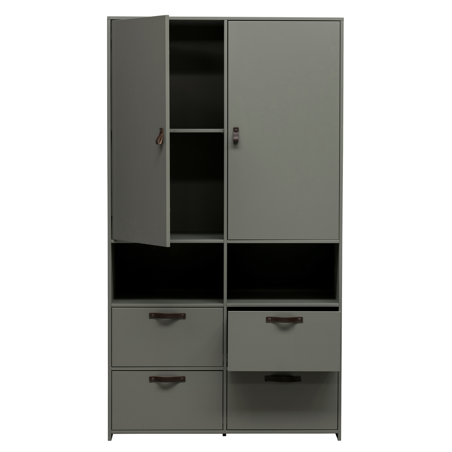vtwonen Kleiderschrank Stage Kiefer grün Schrank