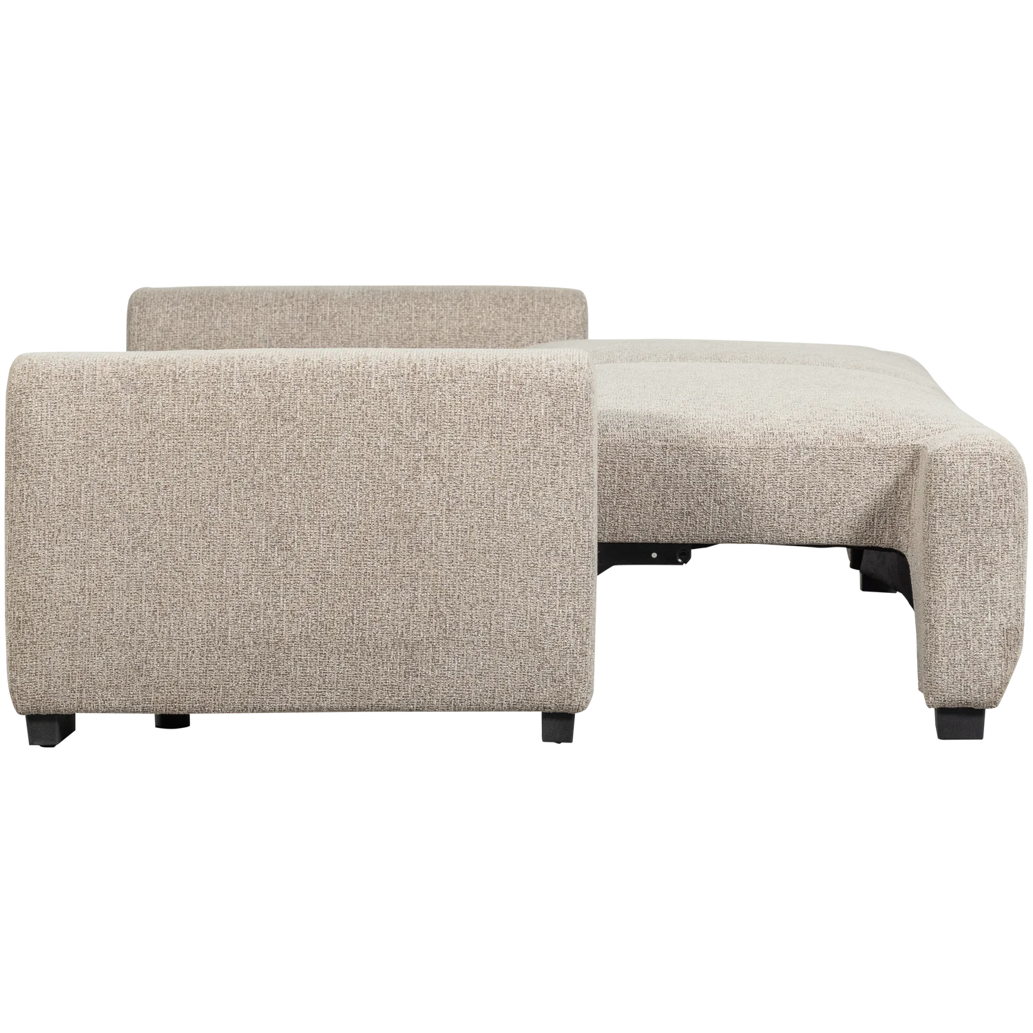 3 Sitzer Sofa NIGHT & DAY natur melange Couch Tagesbett Loungesofa Schlafsofa 
