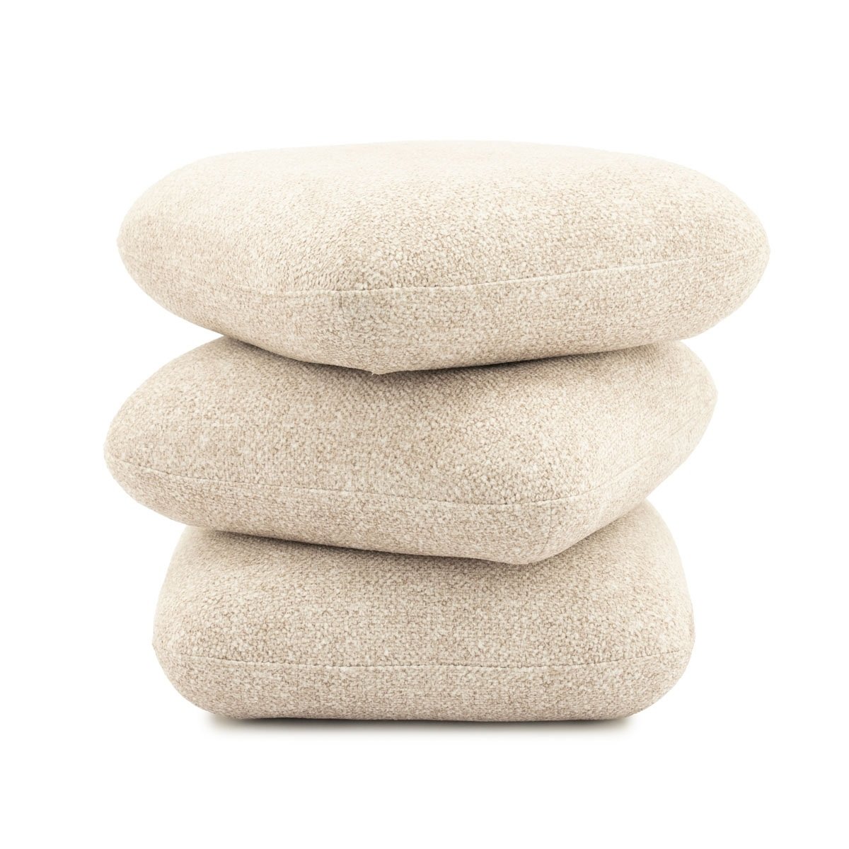 Pouf Pillowscape H 44,5 cm beige Hocker Sitzhocker