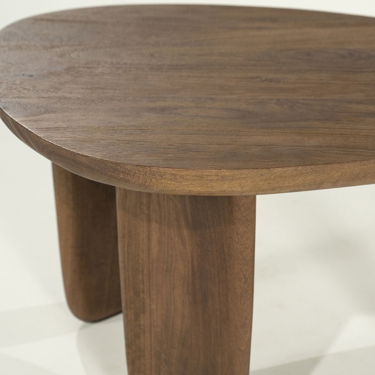 Couchtisch Maud klein 65 x 56,5 cm Mangoholz Sofatisch Beistelltisch