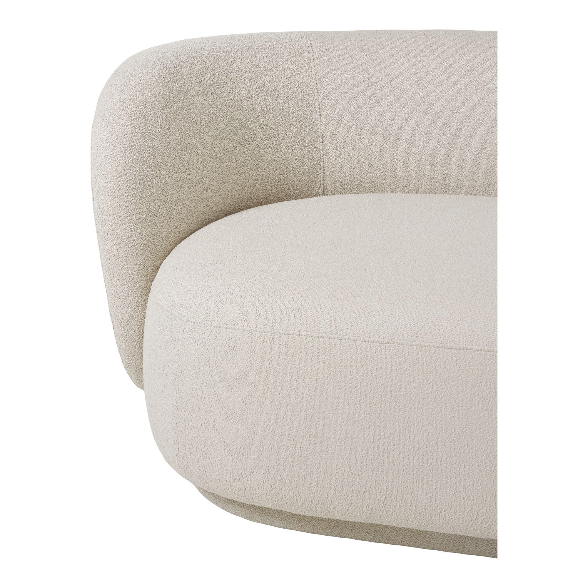 2,5 Sitzer Sofa SAMOS 185 cm Bezug sandfarben