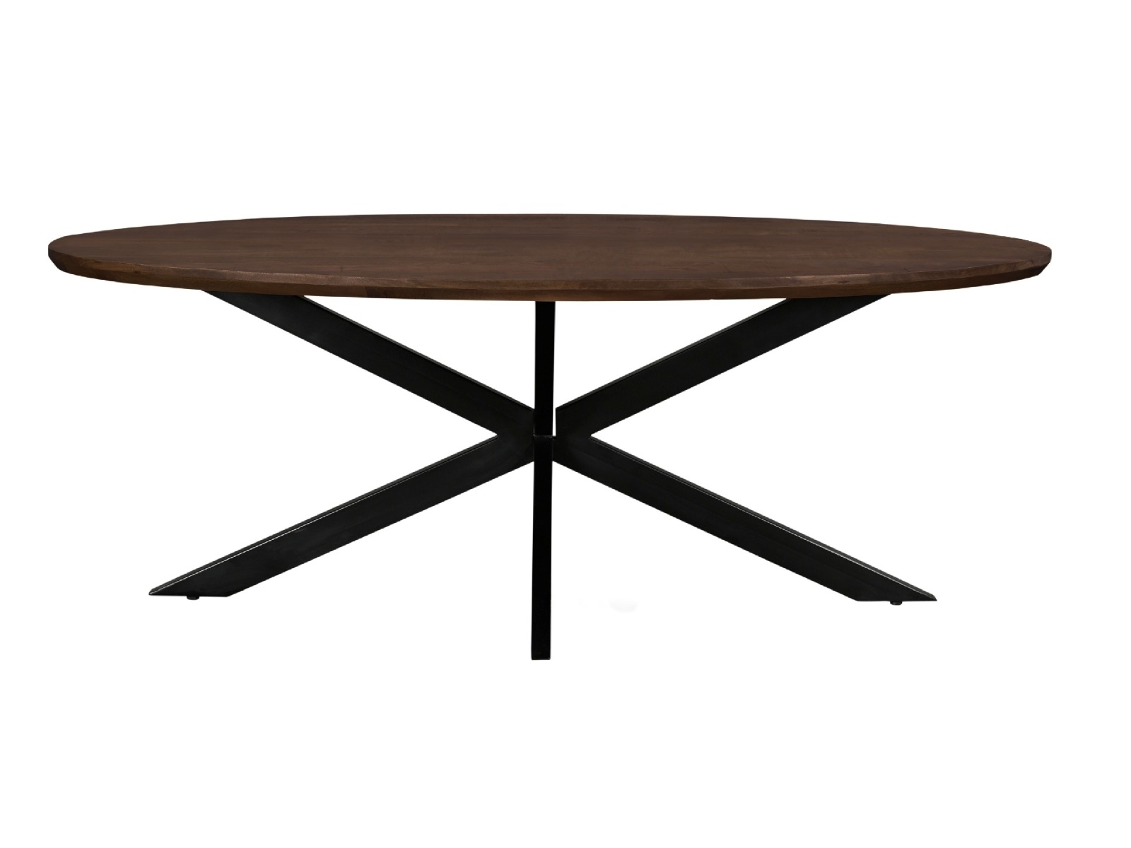 Esstisch Jesper oval 240 x 110 cm Mangoholz braun  