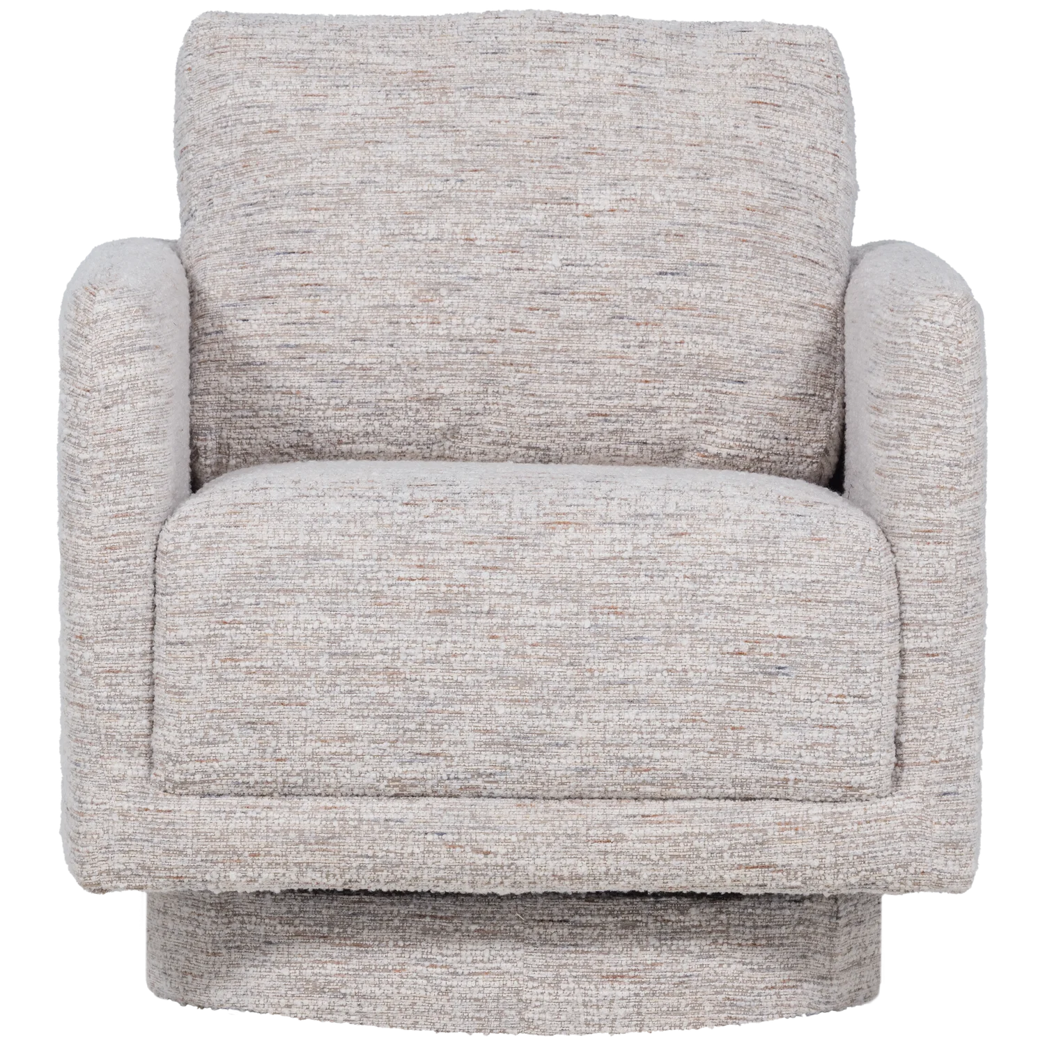 Sessel OSKA drehbar Bouclé natur melange Drehsessel