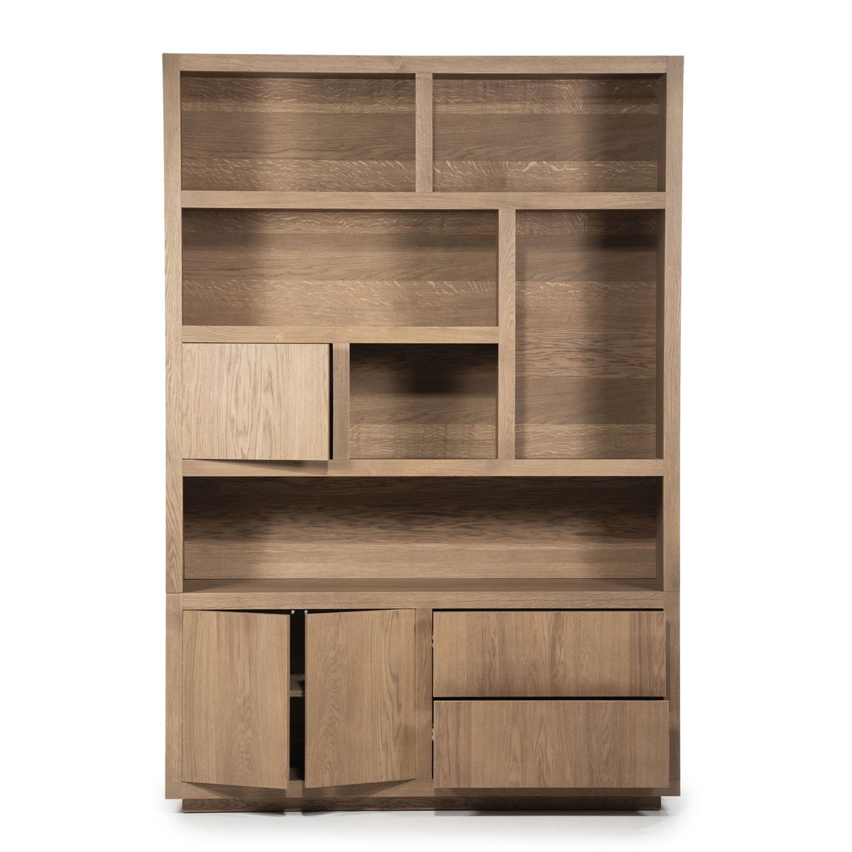 Bücherschrank Helsinki B 150 cm Eiche hellbraun