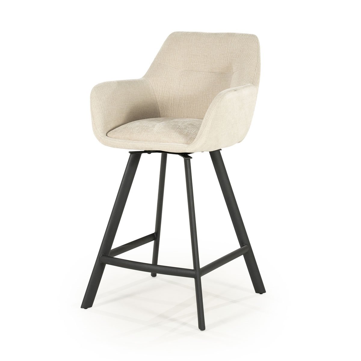 Barstuhl Bliss SH 68,5 beige mit Armlehne drehbar Drehstuhl Barhocker