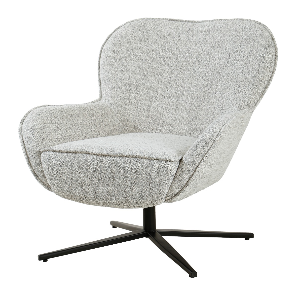 Sessel Sven Drehsessel Stoff beige Relaxsessel Fernsehsessel
