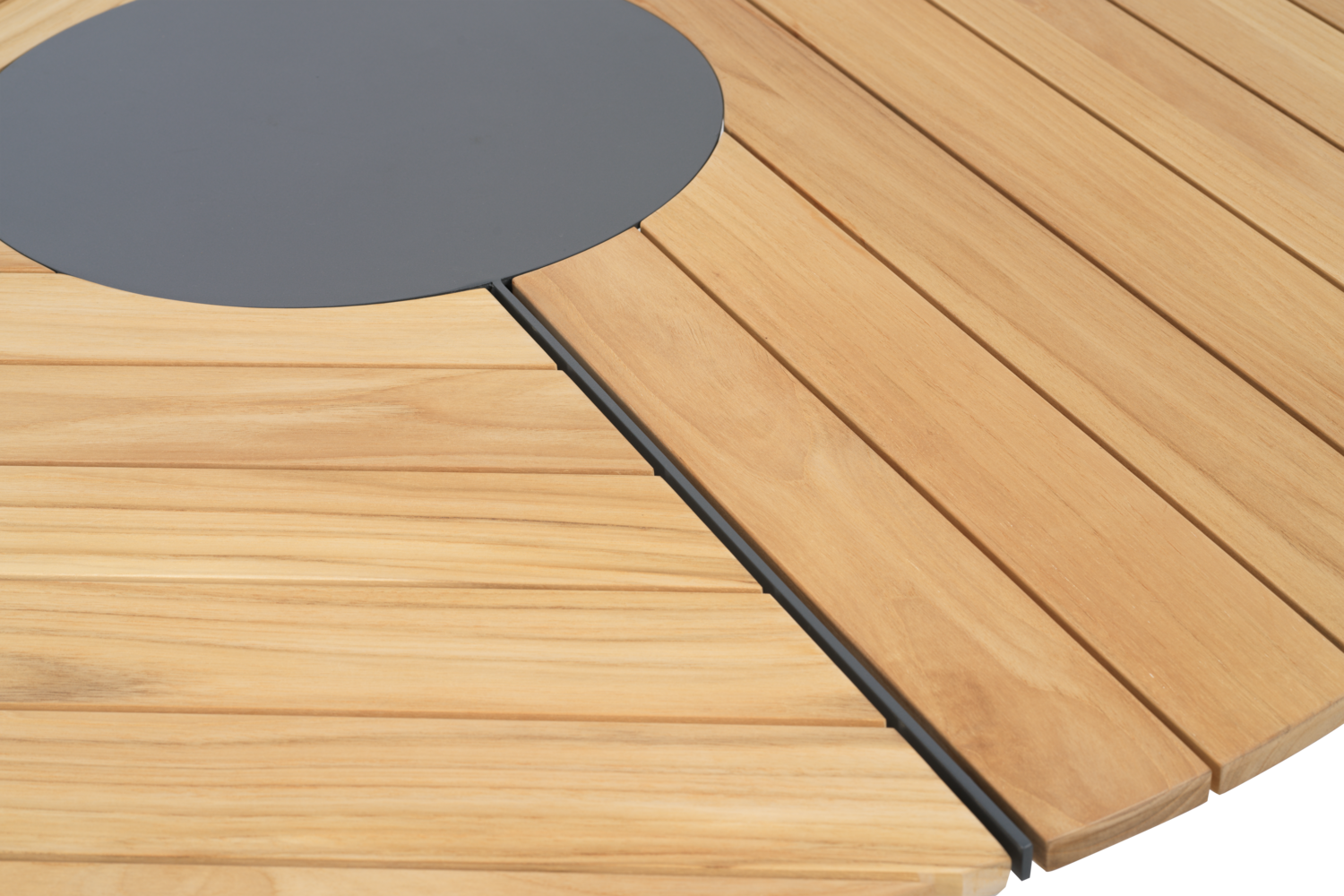 Gartentisch Peace Ø 150 cm rund Teakholz  