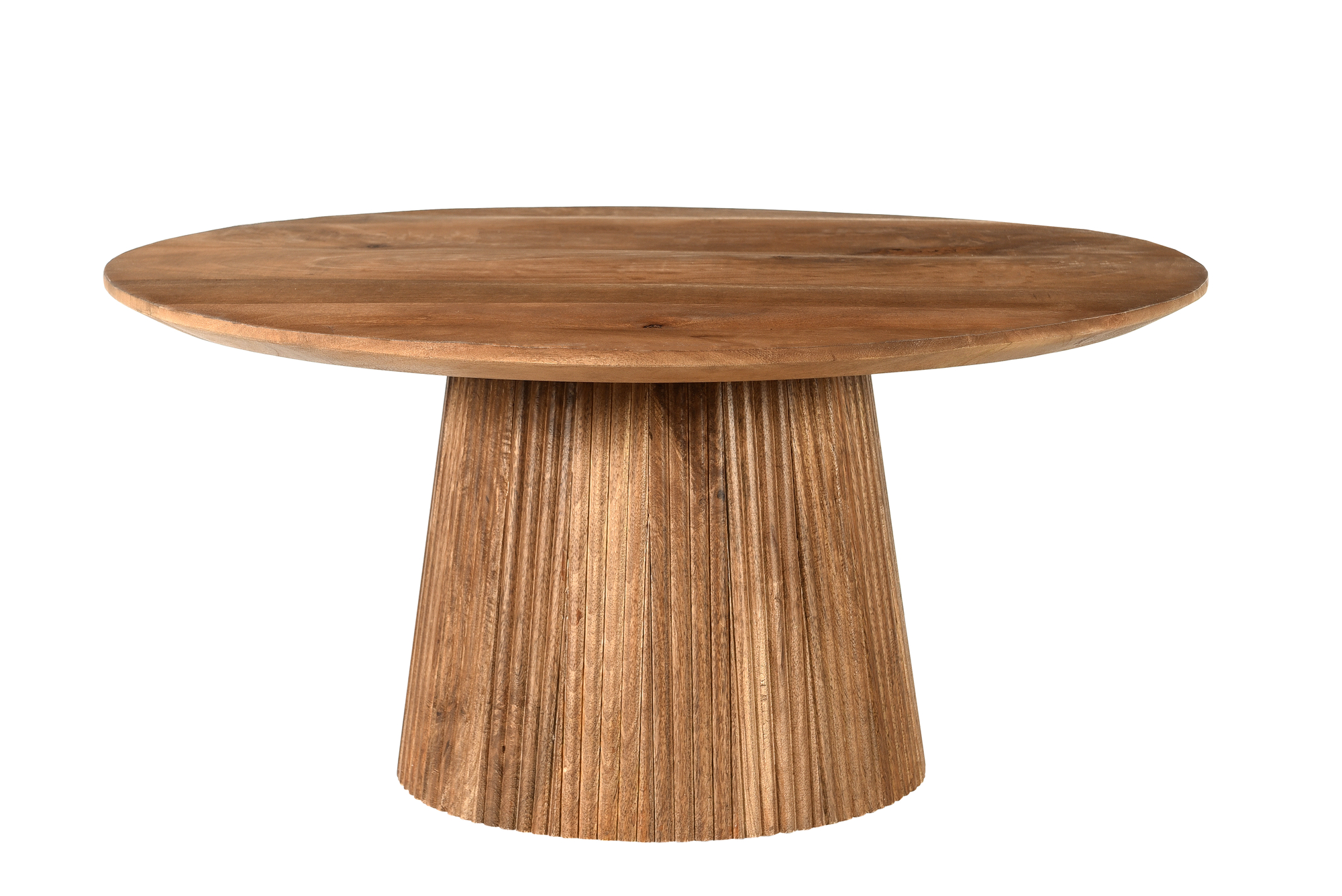 Couchtisch Salvator rund Ø 80 cm Mangholz natur