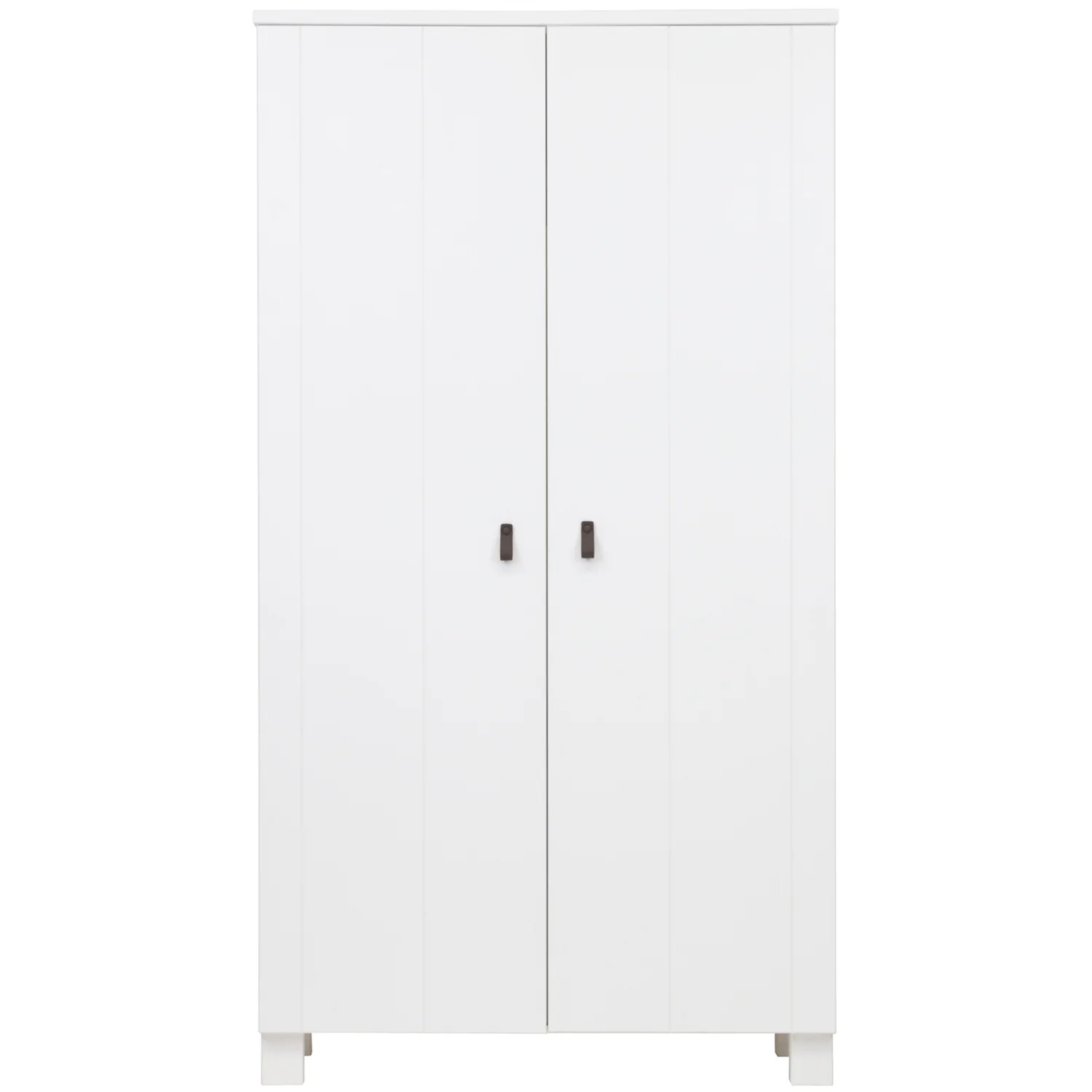 Schrank Kleiderschrank Ties H 202 cm Kiefer weiß