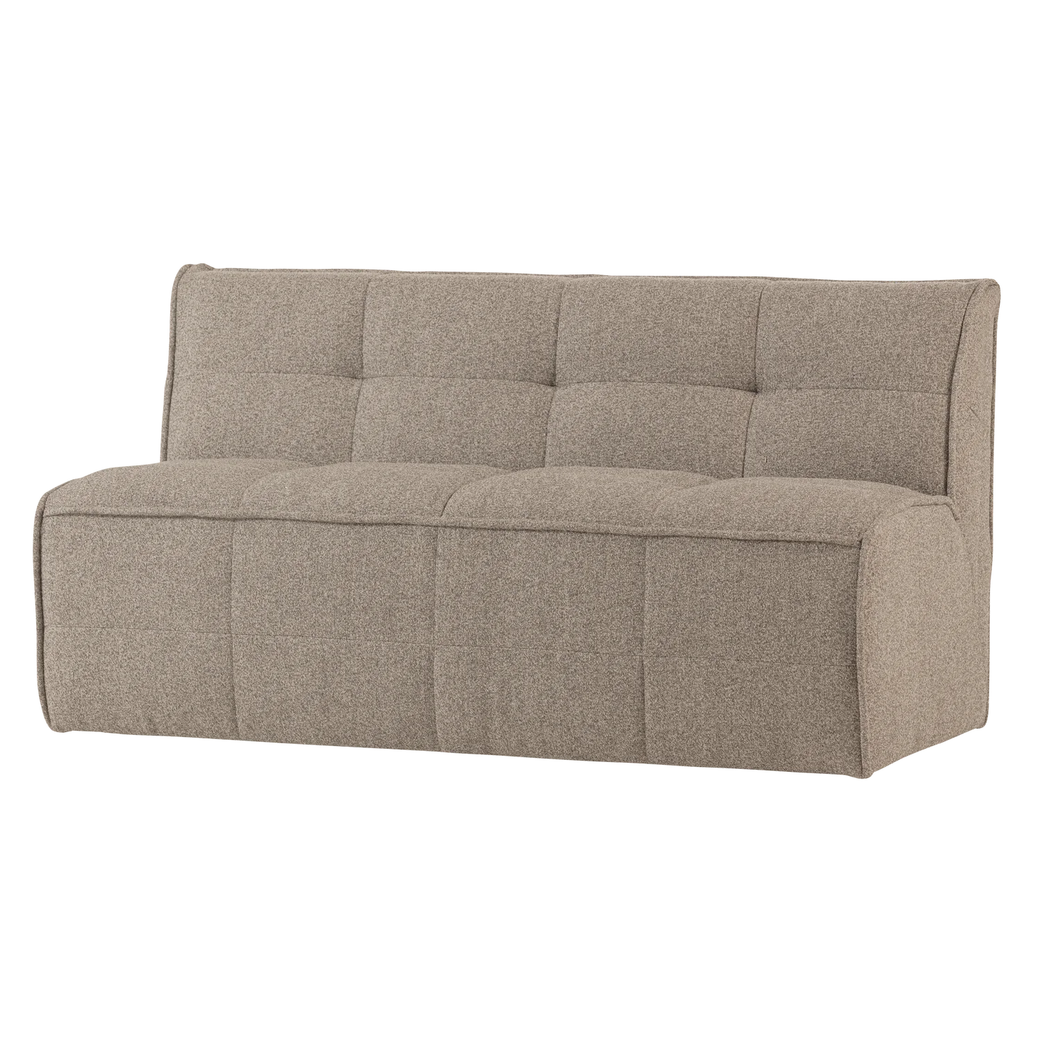 Esstischbank CLUSTER 164 cm Bouclé khaki Küchenbank gepolstert