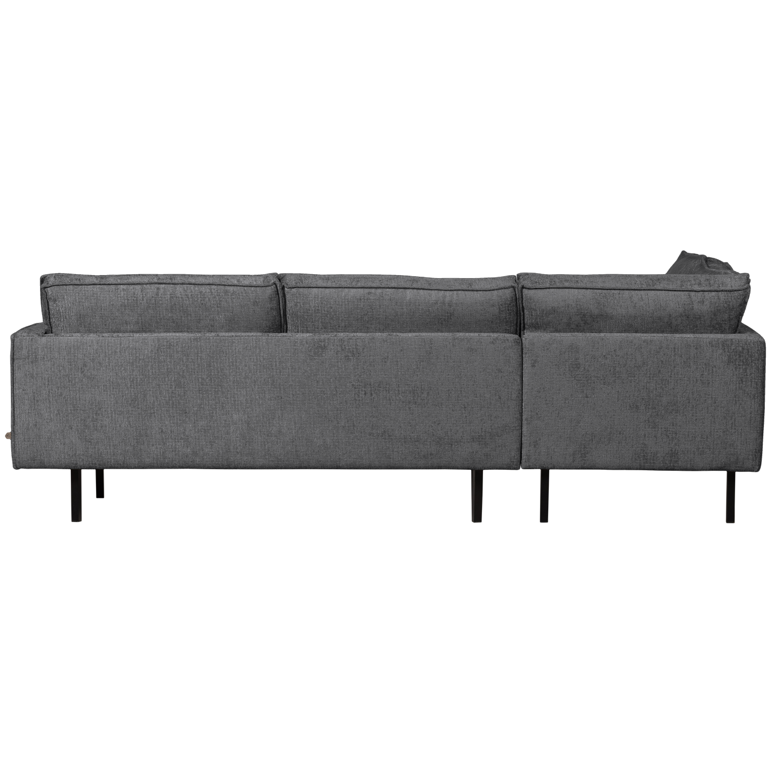 Eckgarnitur Rodeo Struktur Samt mountain Couch Sofa Ecksofa Longchair links