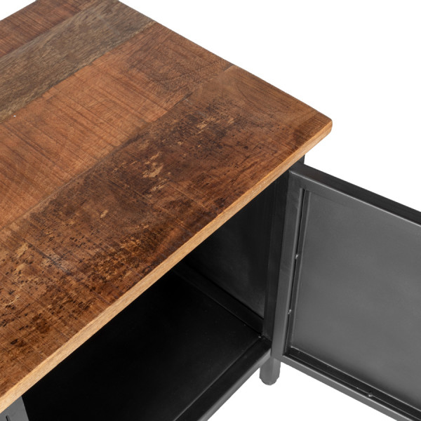 Industrie TV Möbel JORIS 185 cm Holz Metall TV Lowboard