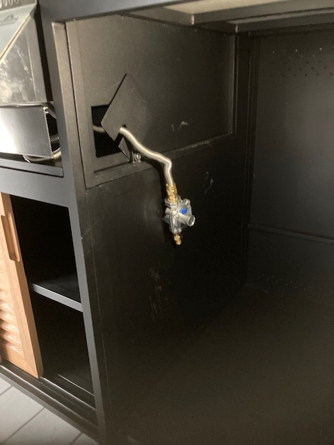 Fornax Außenküche komplett Eckelement + Grilleinsatz + Spüle + Endstück