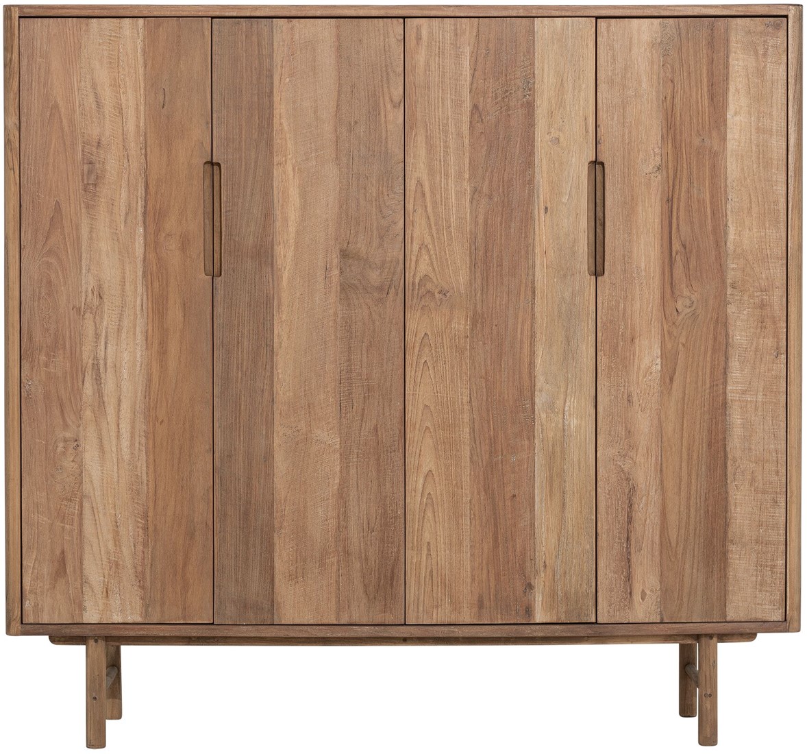 Kommode Bliss H 130 cm recyceltes Teakholz Schrank