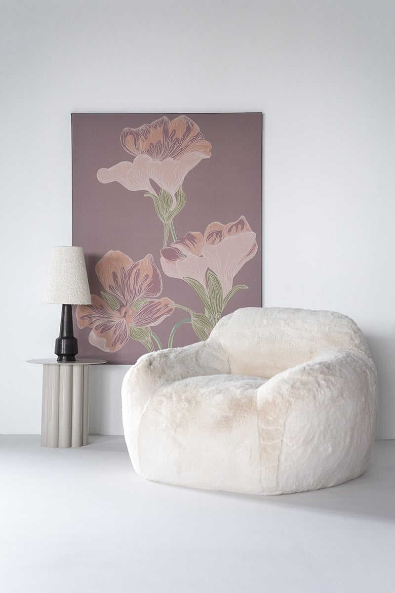 Relaxsessel Hug Stoff beige Loungsessel Fernsehsessel