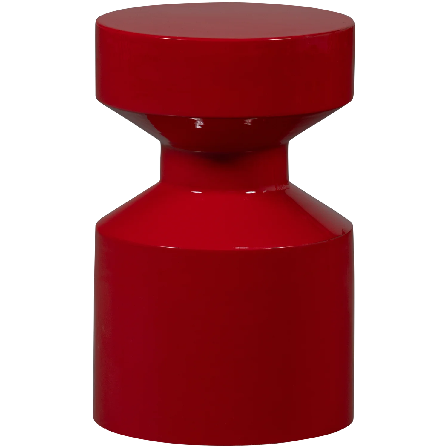 Beistelltisch FERRY Ø 30 cm Metall rot