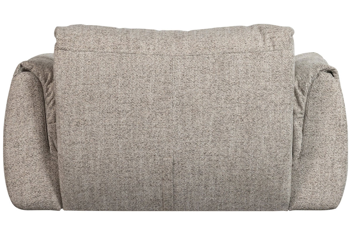 Loveseatsessel Sessel BAGGY Webstoff natur melange