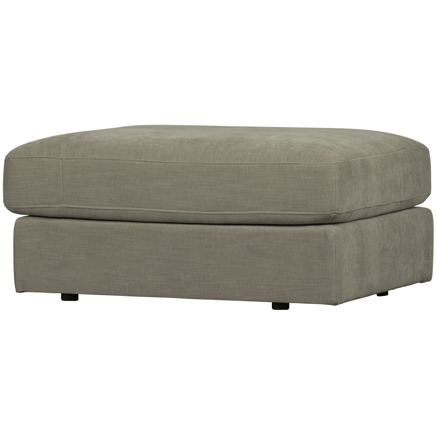 Hocker Fußhocker FAMILY Webstoff warmes grau 