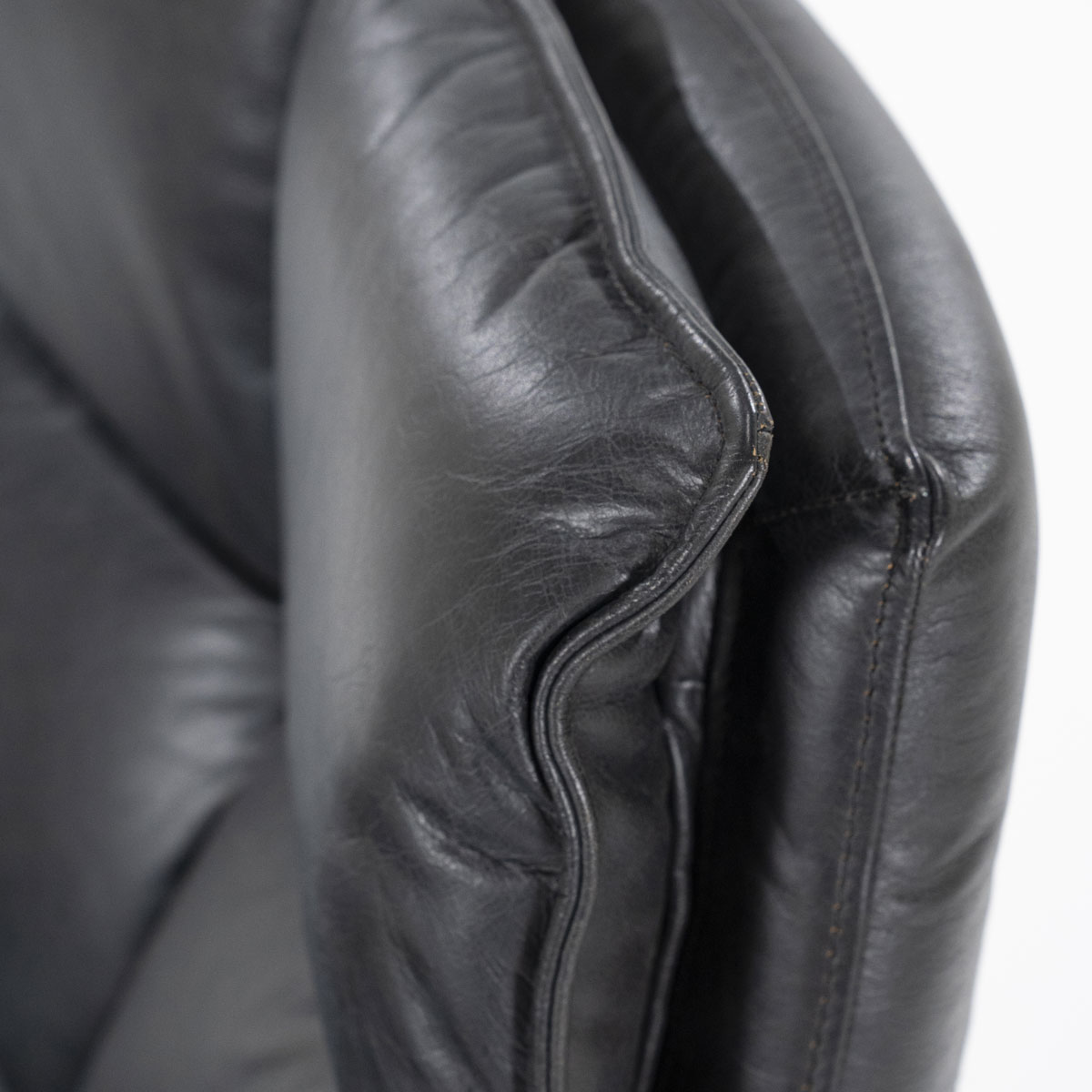 Sessel Relaxsessel Sven Boho Leder schwarz Drehsessel