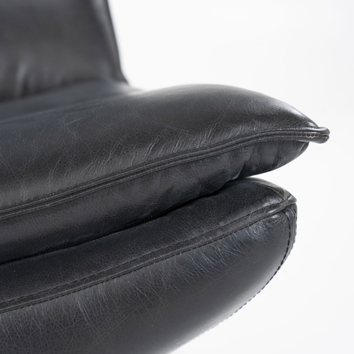 Sessel Relaxsessel Sven Boho Leder schwarz Drehsessel