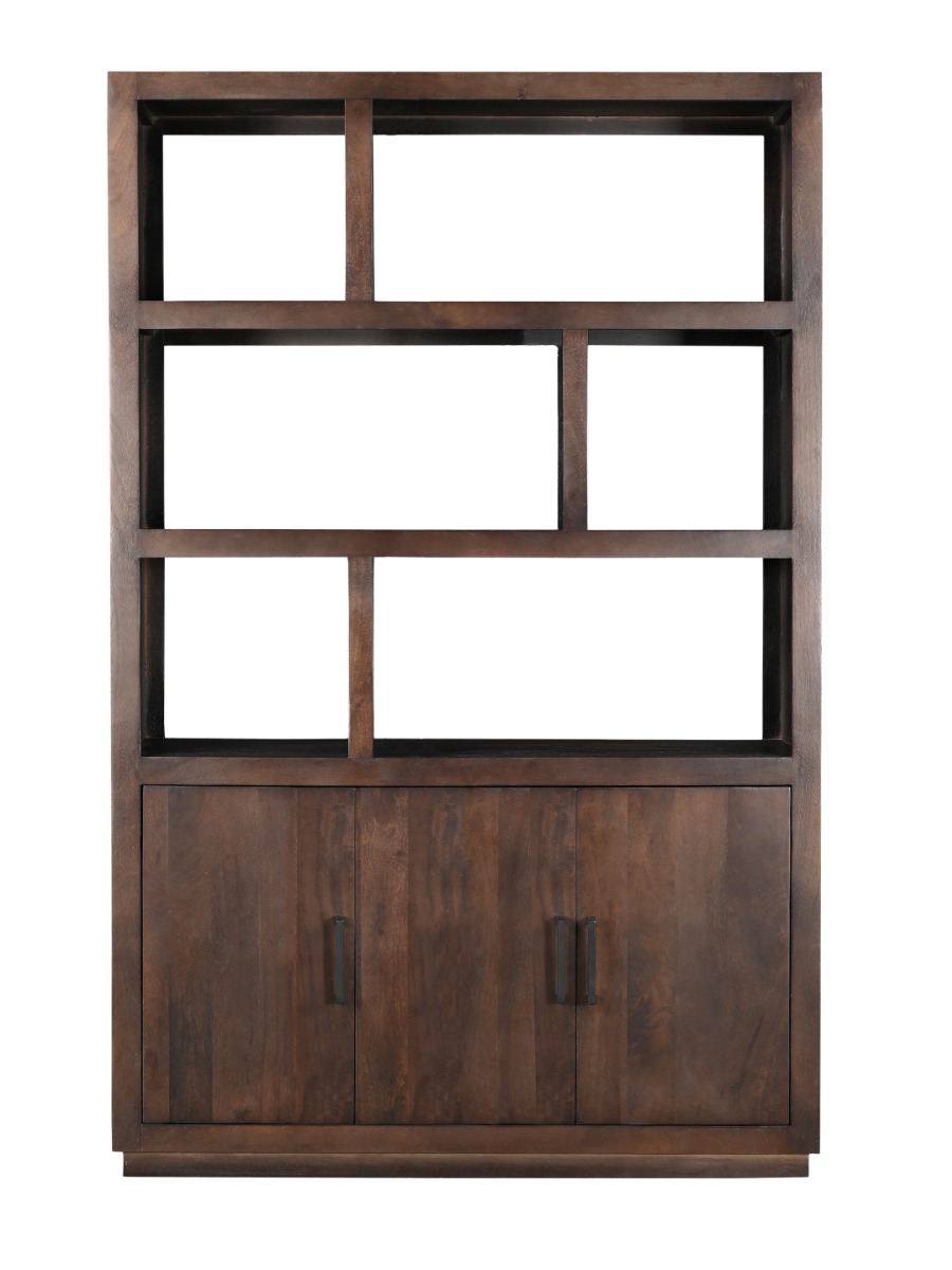 Schrank Regal Jaxx B 145 cm Mangoholz braun