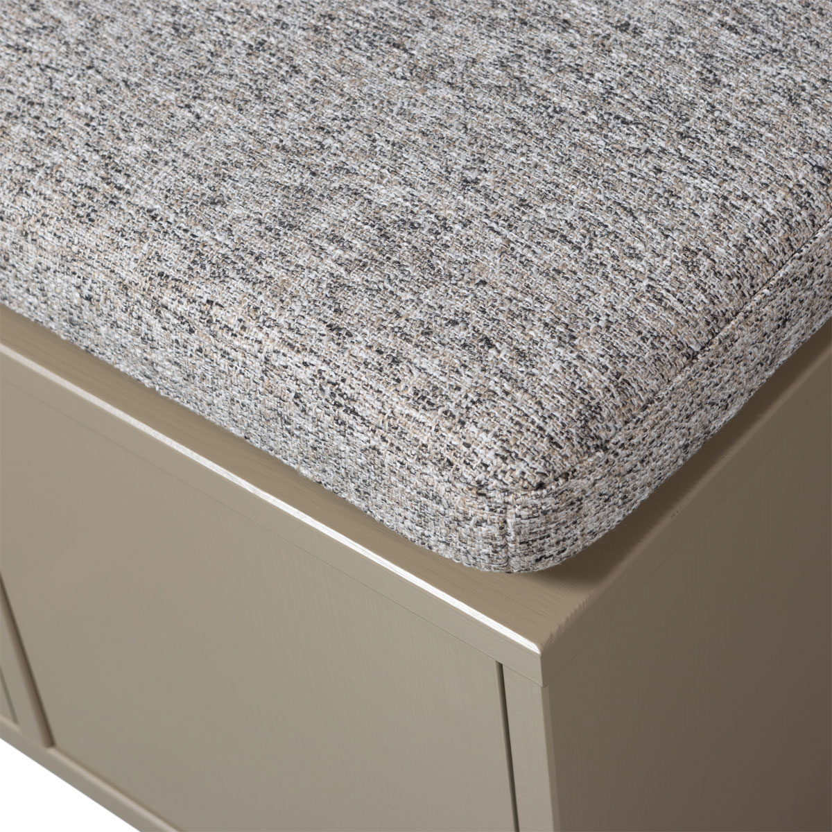 Sitzbank Bank mit Staufach und Sitzkissen TURNER 80 cm