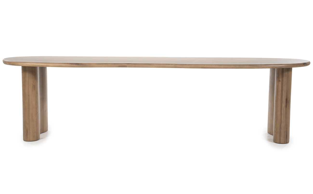 Esstisch JOSH 300 x 110 cm Eiche braun