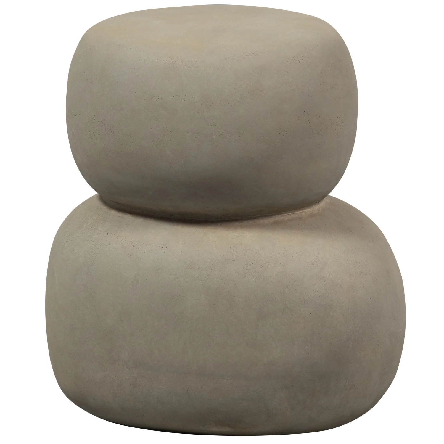 Couchtisch YODA H 47 cm Faserton Betonlook grün grau