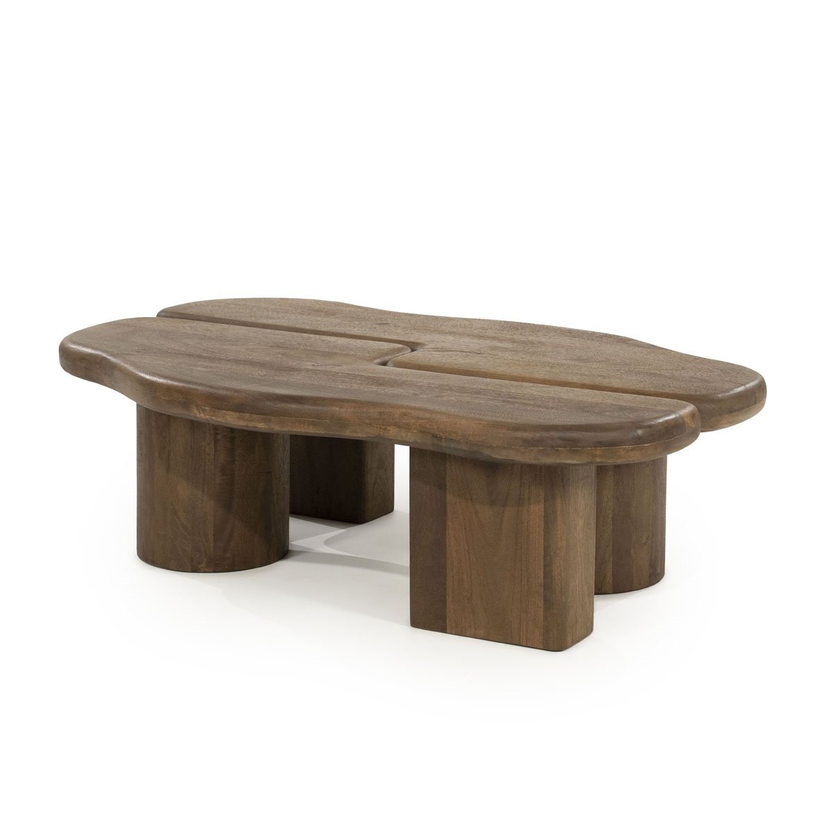 Couchtisch 2 tlg. Yuo 100 x 80 cm Mangoholz