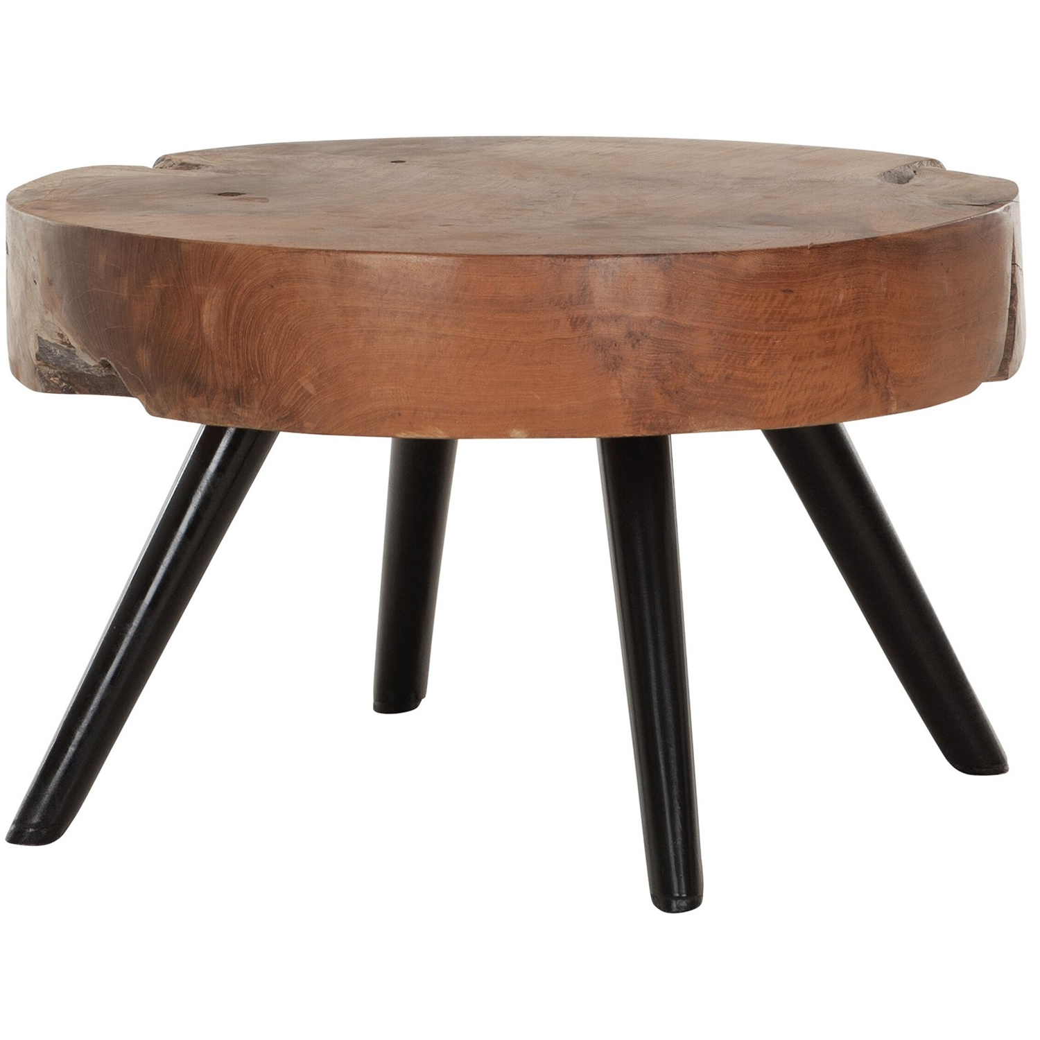 MUST Living Couchtisch rund Disk large Ø 60 cm Teakholz