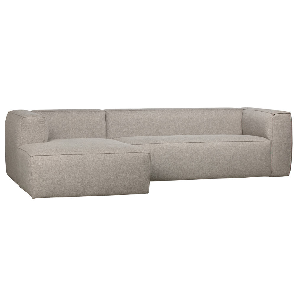 Ecksofa BEAN hellgrau Longchair links Sofa