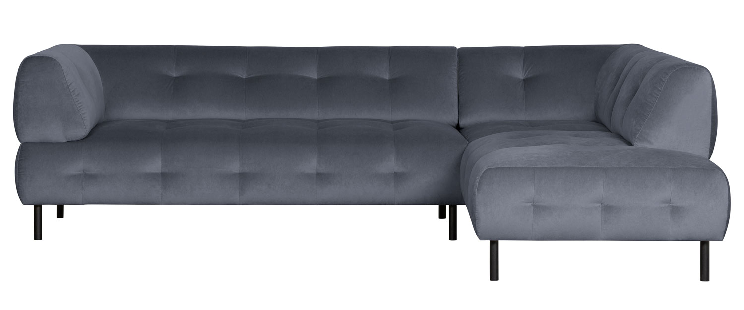 woood Lloyd Ecksofa rechts washed Velvet Samt Cloud