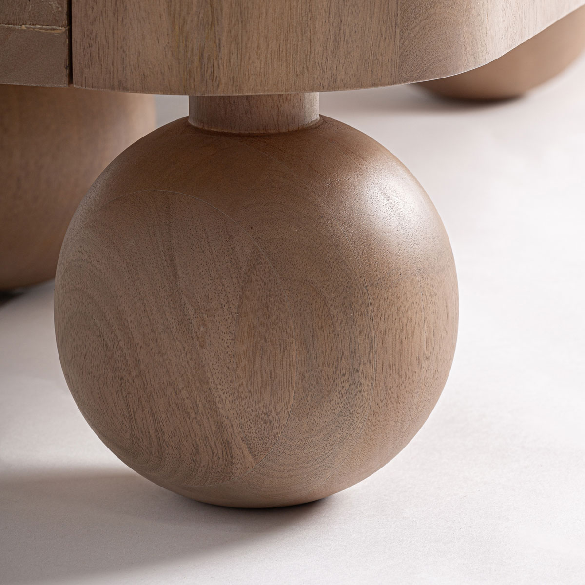 Sideboard BOCKSBERG 211 cm Mangoholz hellbraun Kommode