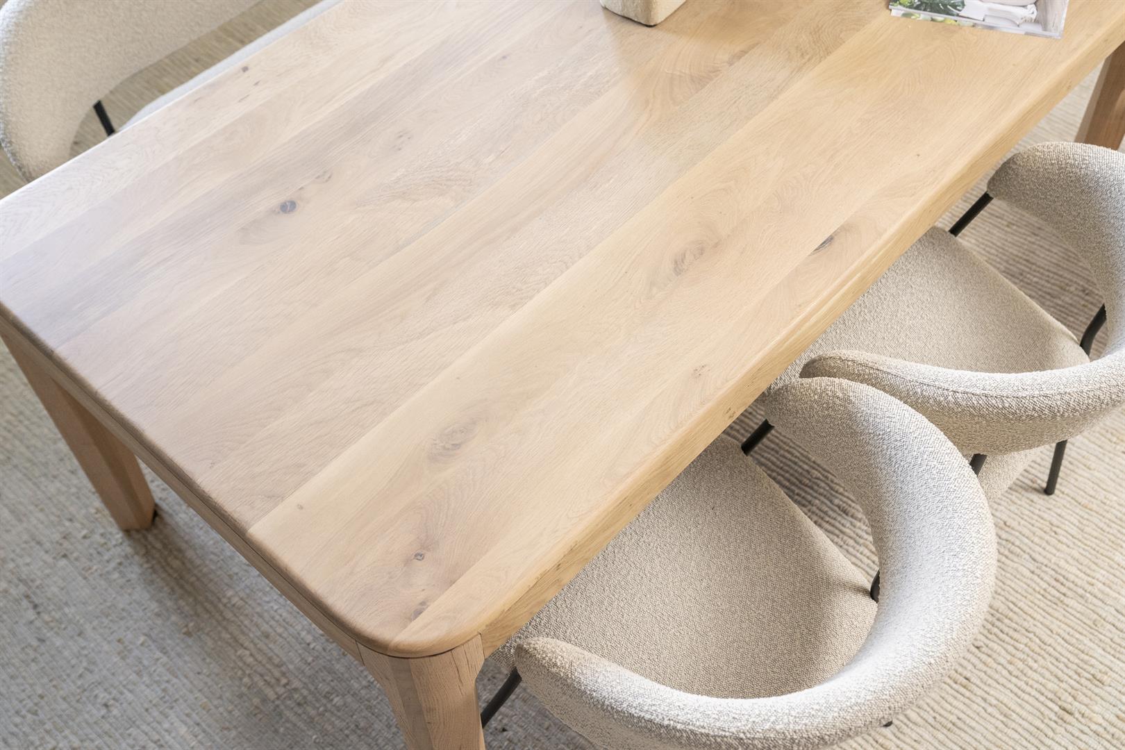 Esstisch Harvey 200 x 100 cm Eiche Massivholz