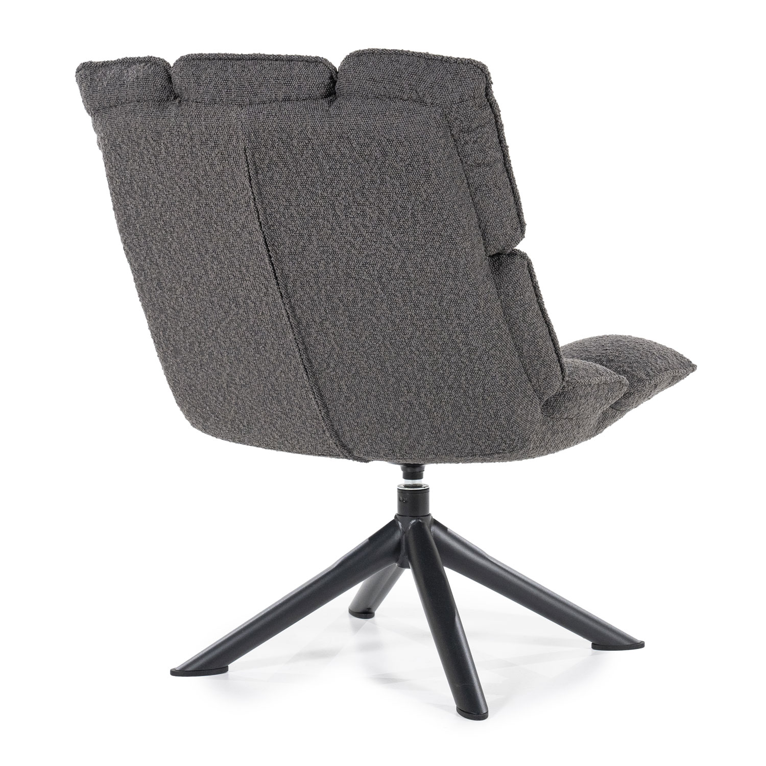 Sessel BENTE drehbar Stoff anthrazit