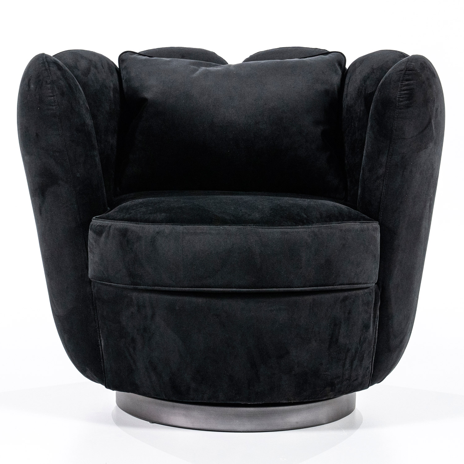 Retro Sessel Maria drehbar Samt Loungesessel