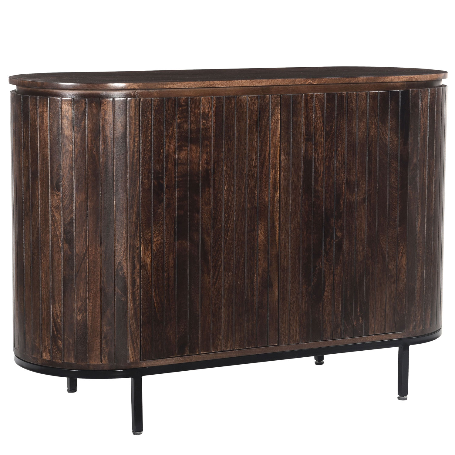 RETRO CHIC Sideboard Noor 115 cm Mango Holz braun