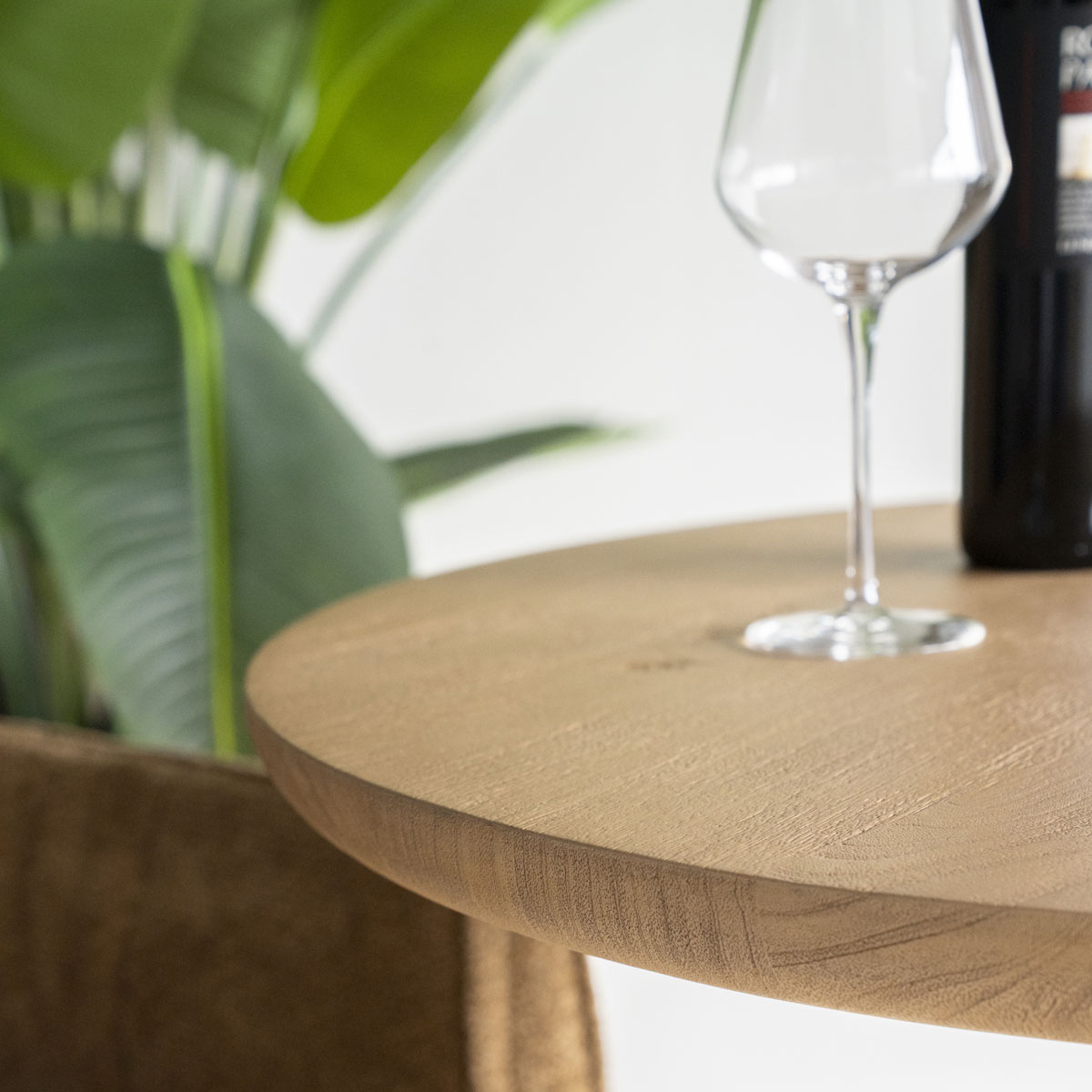 Bistrotisch Florent rund Ø 70 cm Mango Massivholz brauntöne