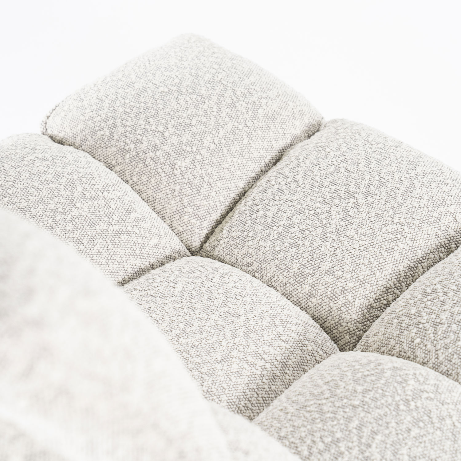 Sessel BENTE drehbar Stoff beige