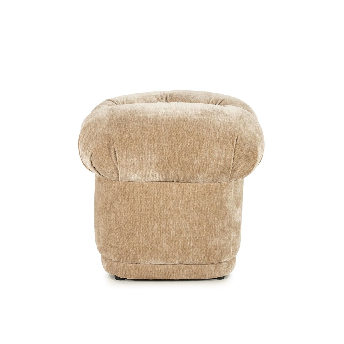 Pouf Nook H 47 cm beige Hocker Sitzhocker