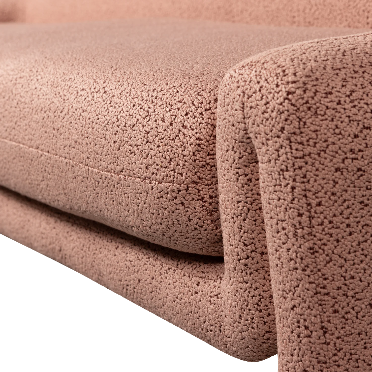 Bank Sitzbank ZONE 160 cm Webstoff rose dust