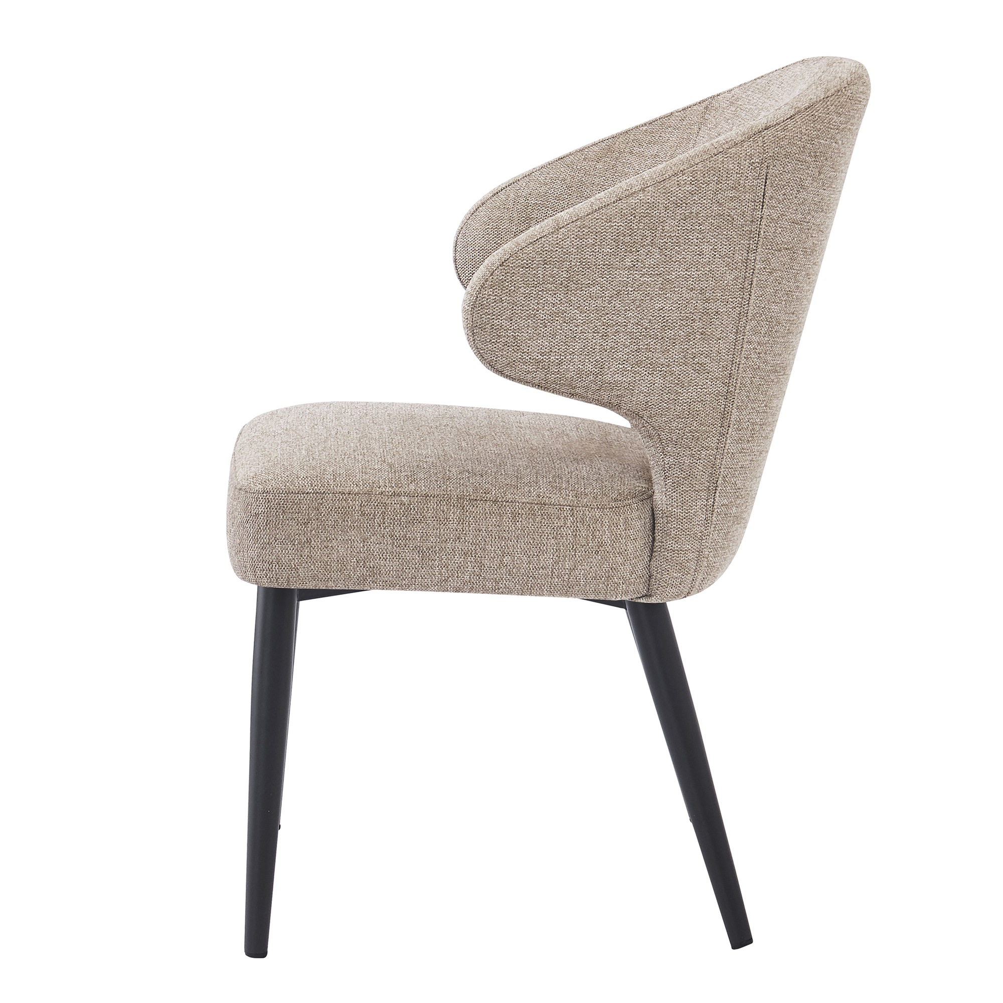 Esszimmerstuhl Donna Stuhl Stoff beige