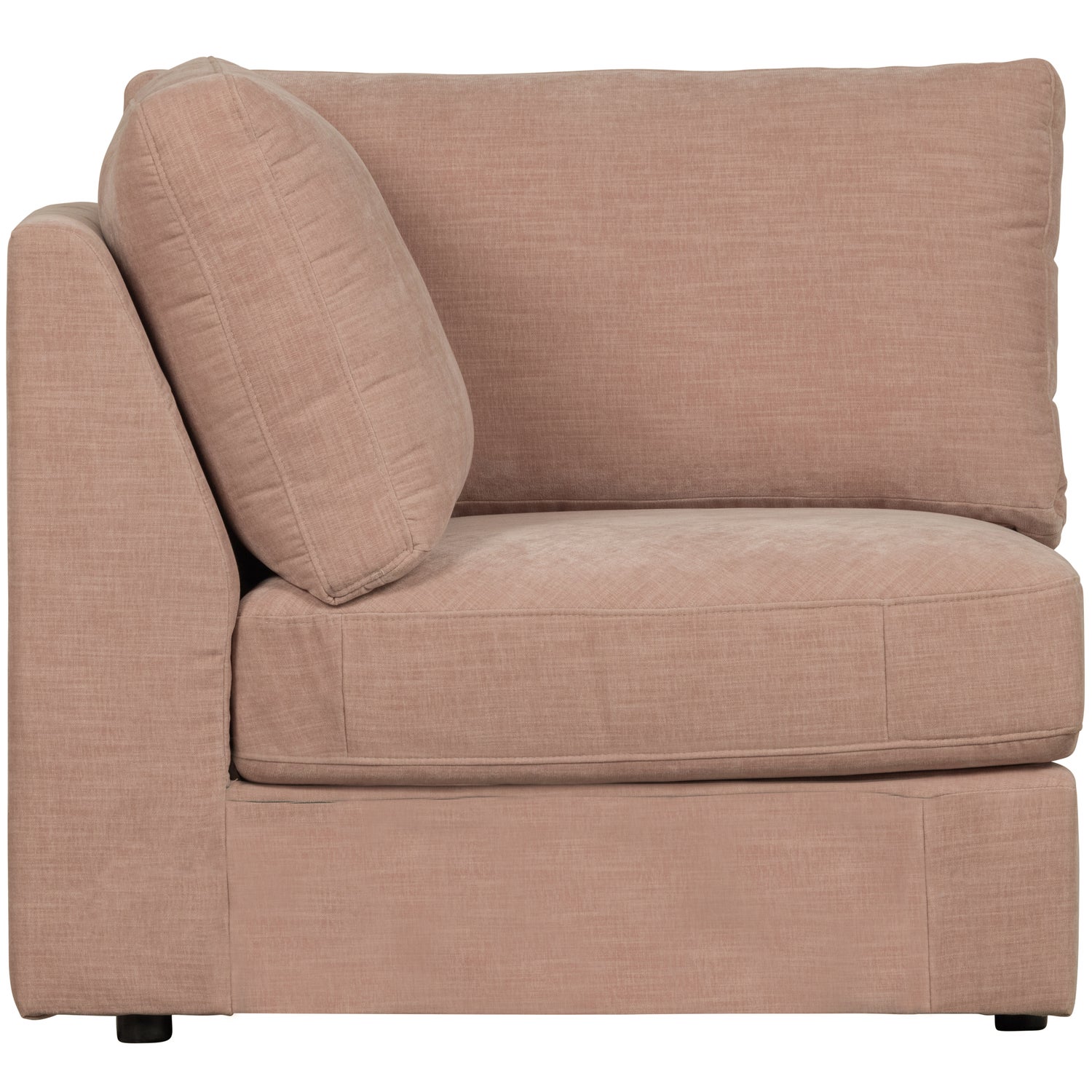 Sofaelement Eckbank FAMILY Eck Element Webstoff rosa