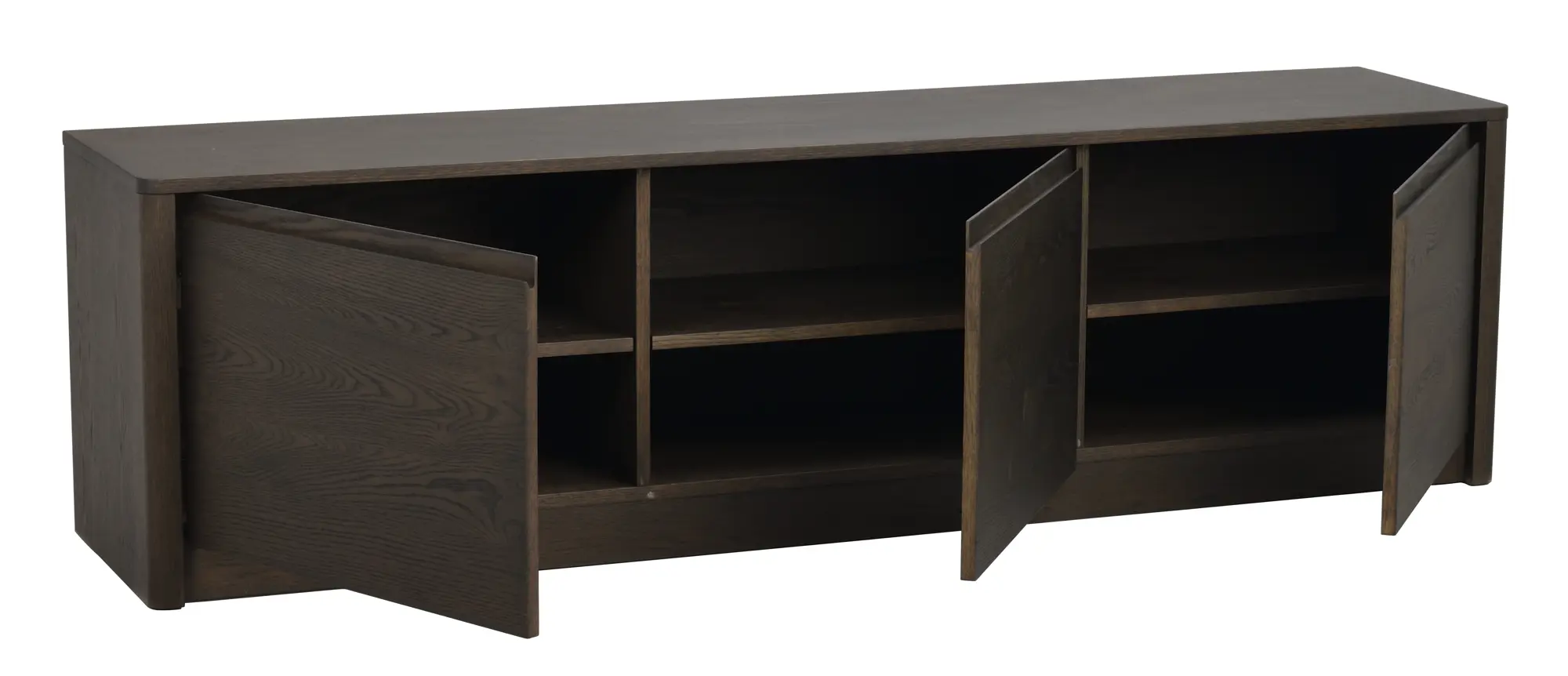 Sideboard Wilstone 180 cm mit 3 Türen Eiche braun Lowboard
