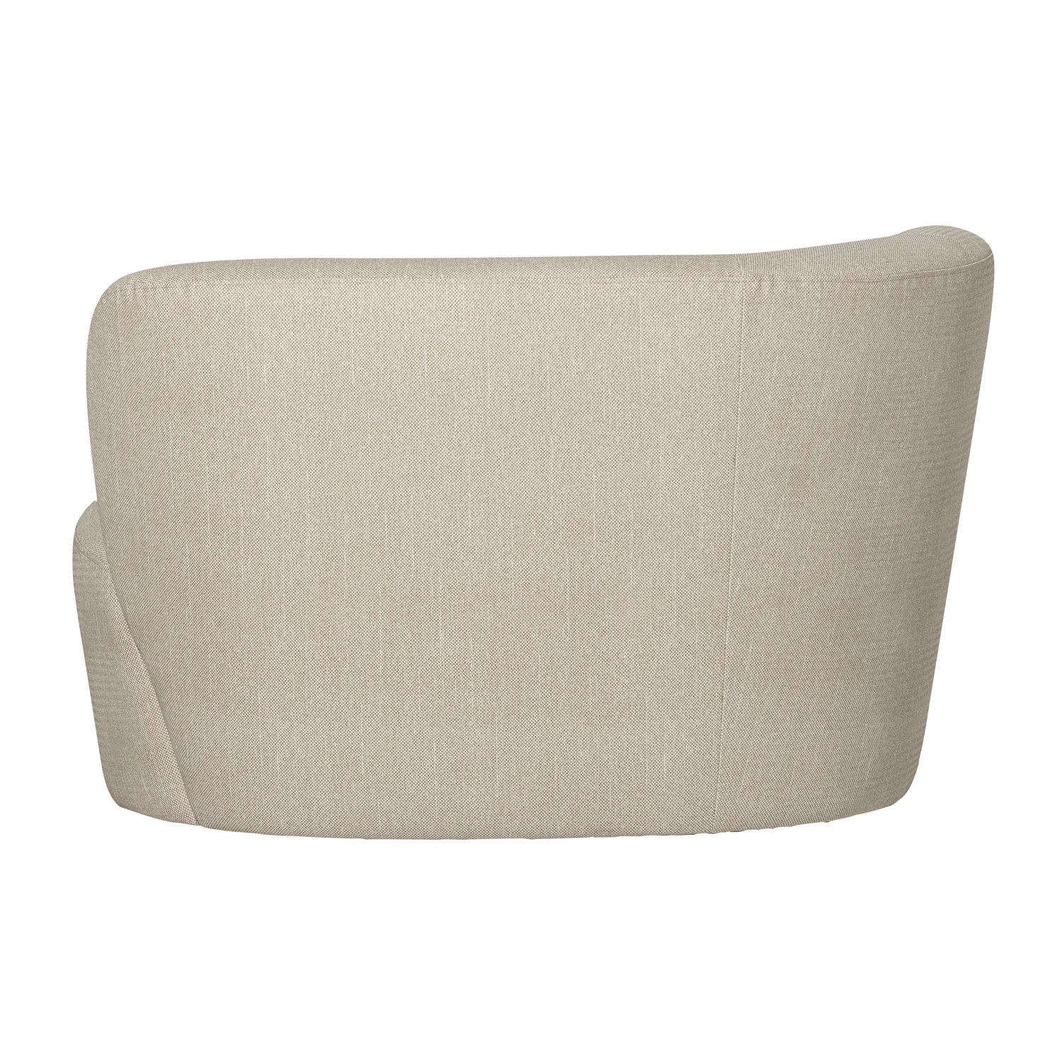 Kleines Garten Loungsofa Sofa STONE links sandfarben OUTDOOR